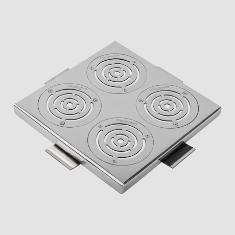 کفشور مربع استیل استخر آکوامارین Square210