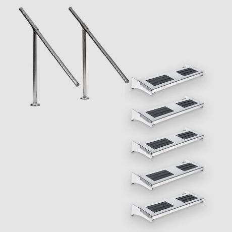 نردبان چند تکه ریویرا استپ 5 پله آکوامارین