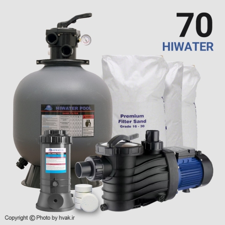پکیج تصفیه استخر سرپوشیده هایواتر 50 تا 70 مترمکعب