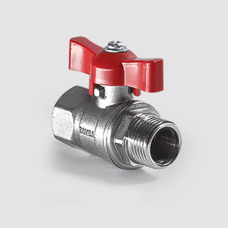 شیر ربع گرد پروانه ای 1/2 اینچ تکسا