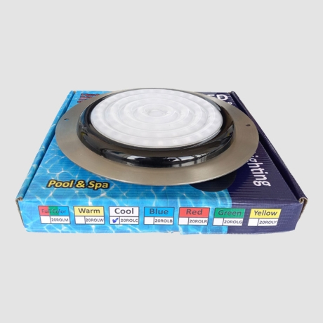 چراغ استخری روکار فوق باریک استیل لدمن 20ROL