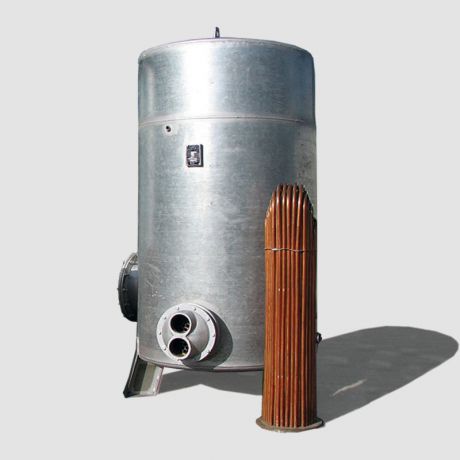 منبع کویل دار ایستاده 1200 لیتری